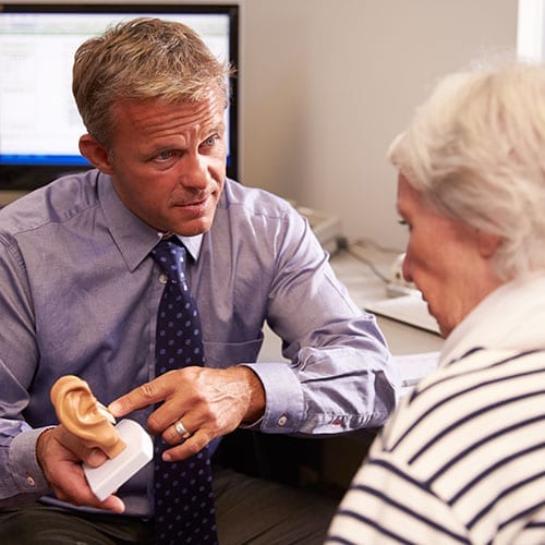 Doctor or consultant advising his patient
