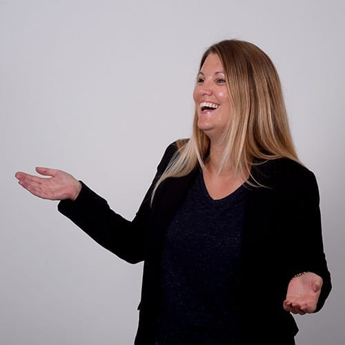 Becky Hayes - Full image with grey background