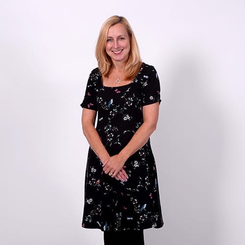 Michelle Willcock - Full body image with grey background
