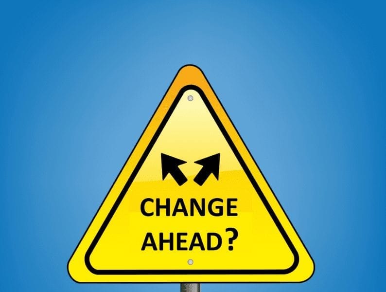 Change Ahead Sign Question