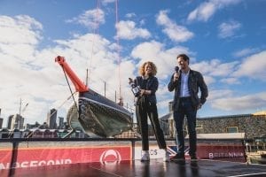 INEOS Team UK christens its boat for the 2021 America's Cup
