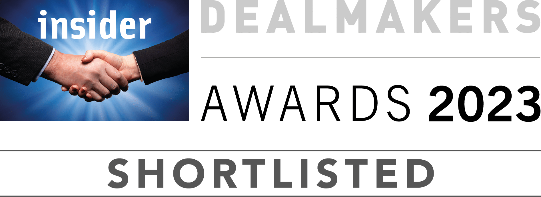 Insider DealMakers Awards Shortlisted logo